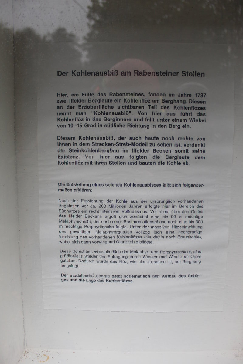 01.10.2019 Urbex Spezial - Harztour Tag 2 
Steinkohlen Besucherbergwerk - Rabensteiner Stollen
Erklärung zum Diorama