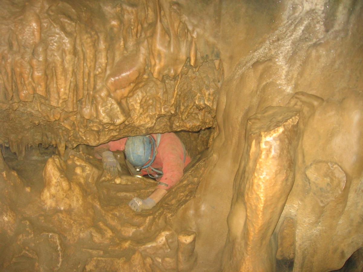 27.09.2014 Grotte de la Malatier / Frankreich
Schlufstelle