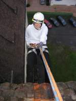 24.10.2010  Alten Malzfabrik : Seilsportliche bungen mit Berufsfachschlern des Caritas Krankenhauses aus Bad Mergentheim