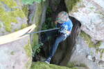 26.08.2021 Übungen im Naturfels  Abfahrt in die Felsenhöhle