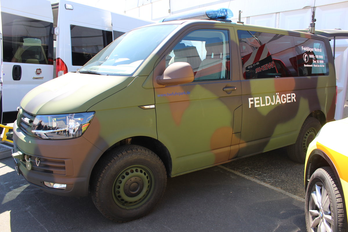 15.-17.05.2017 Rettmobil - Fulda 
19. Europäische Leitmesse
für Rettung und Mobilität 
Freigelände
Volkswagen - Feldjäger