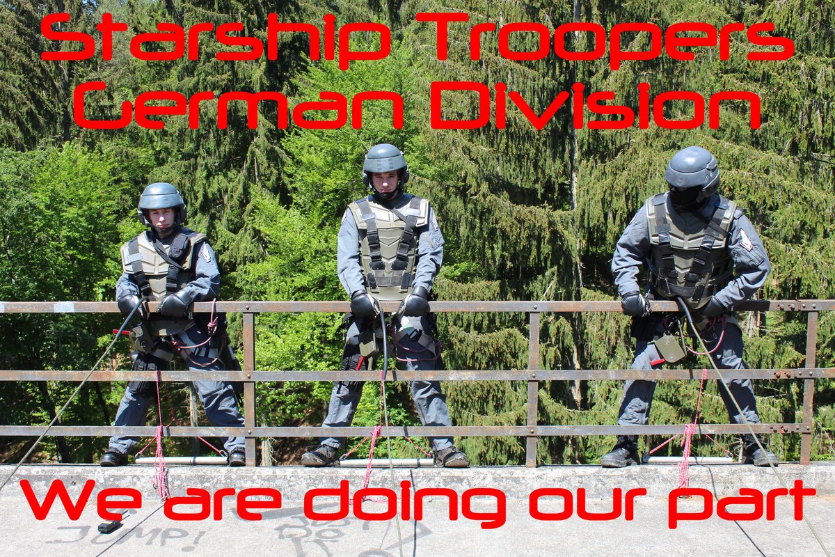 16.05.2020 Urbex Spezial - Filmprojekt
Starship Troopers - German Division
We doing our part - Nadine, Geronimo & Martin