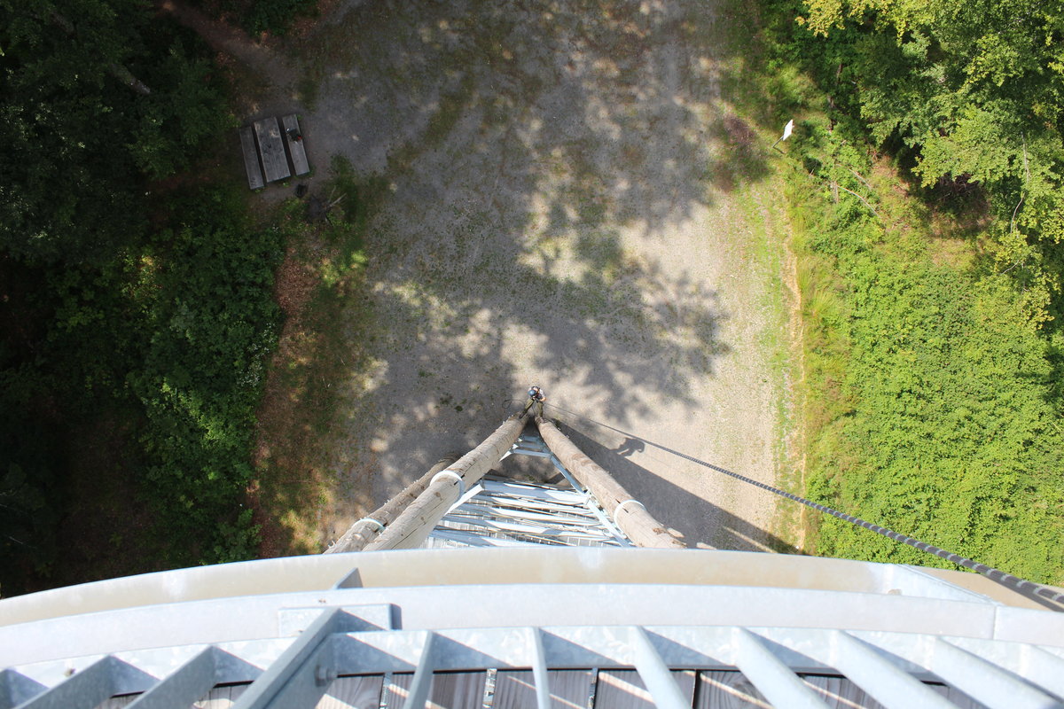 20.07.2019 Urbex Spezial -  Der Turm 
So sieht das Ziel der Abfahrt von oben aus.