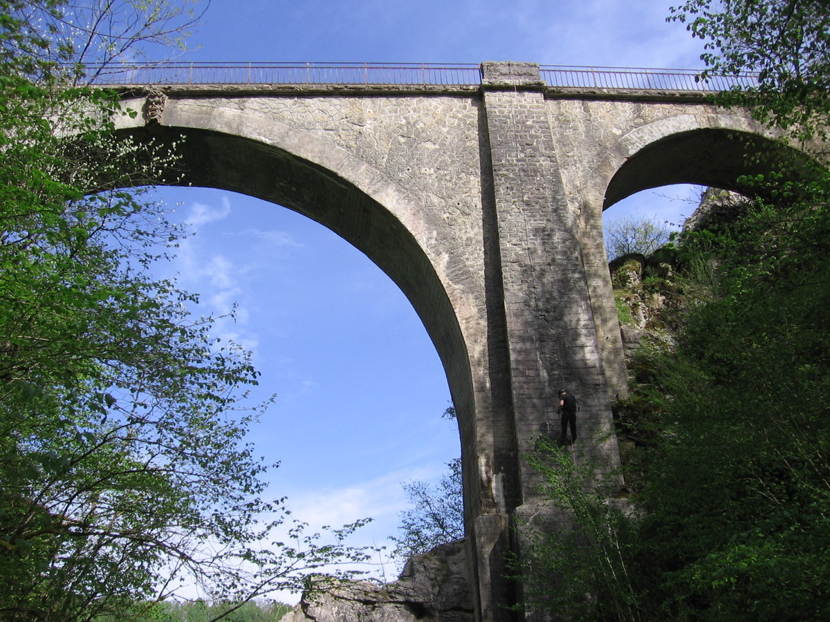 29.03.2018 Urbex Spezial in Frankreich
 Le Pont du Diable  - Teufelsbrücke
Technischer Aufstieg