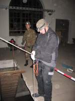 20.11.2010  Alte Malzfabrik  Abseil- & Rettungsübung bei Nacht