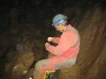 27.09.2014 Grotte de la Malatier / Frankreich  Kurze Pause, Zeit für eine kleine Erfrischung  und einen Energieriegel