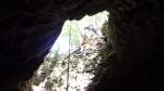 27.09.2014 Grotte de la Malatier / Frankreich
Klaus bei der Fahrt in die Tiefe