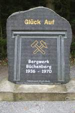 04.10.2019 Urbex Spezial - Harztour Tag 5  Schaubergwerk Büchenberg  Gedenkstein - Bergwerk Büchenberg 1936-1970