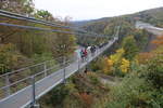 04.10.2019 Urbex Spezial - Harztour Tag 5
Hängebrücke  Titan RT 
Blick auf die Brücke von der Plattform aus.